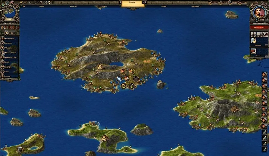 Скриншот игры Grepolis