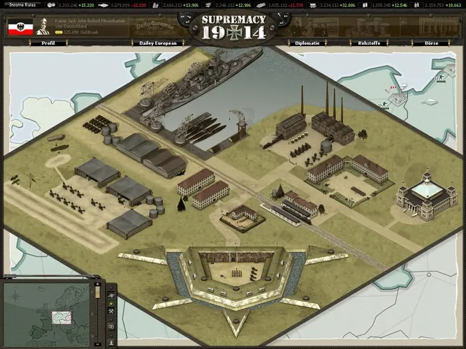 Скриншот игры Supremacy 1914