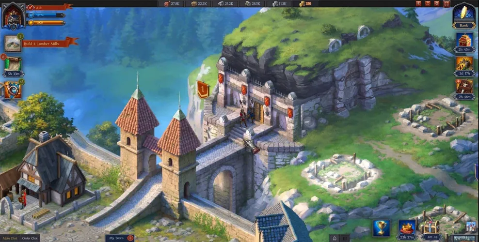 Скриншот игры Throne: Kingdom at War
