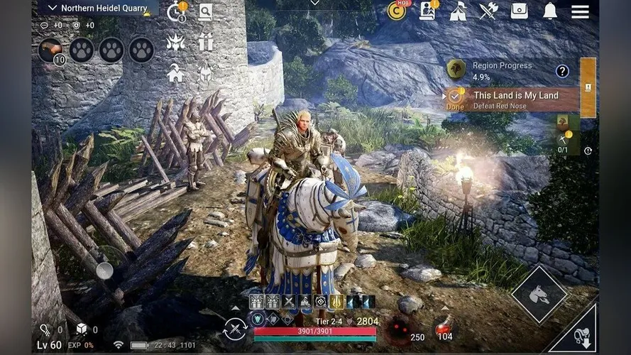 Скриншот игры Black Desert Mobile