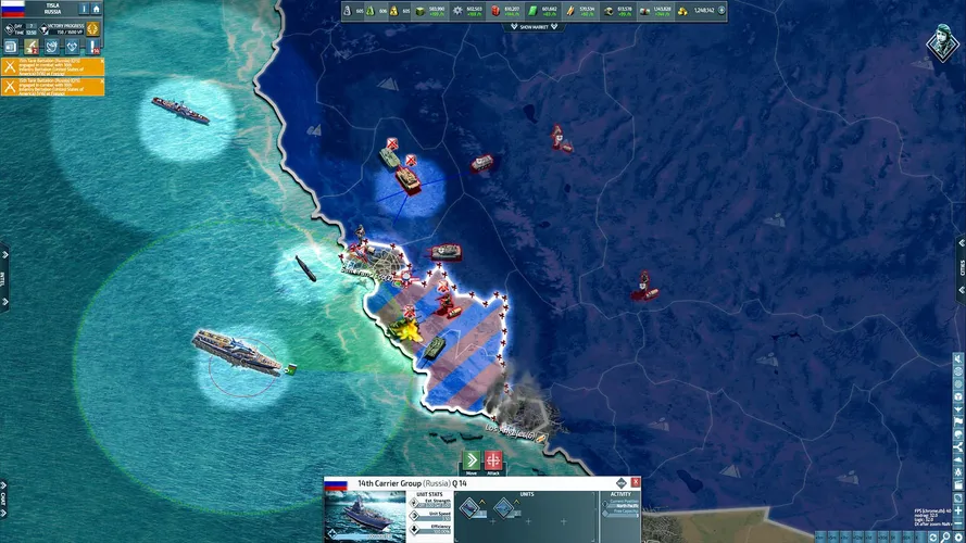 Скриншот игры Conflict of Nations: World War 3