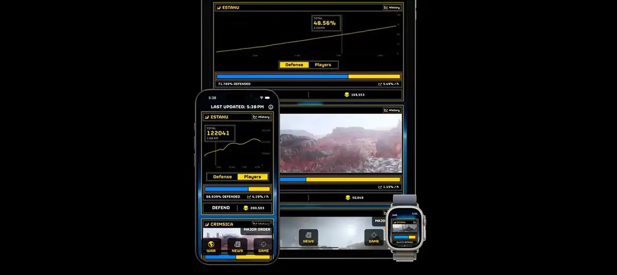 Для Helldivers 2 вышло приложение для отслеживания хода Галактической войны