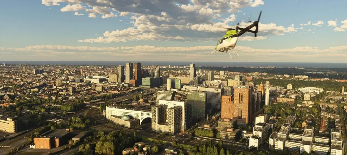 Симулятор Microsoft Flight Simulator получил обновление с европейскими городами