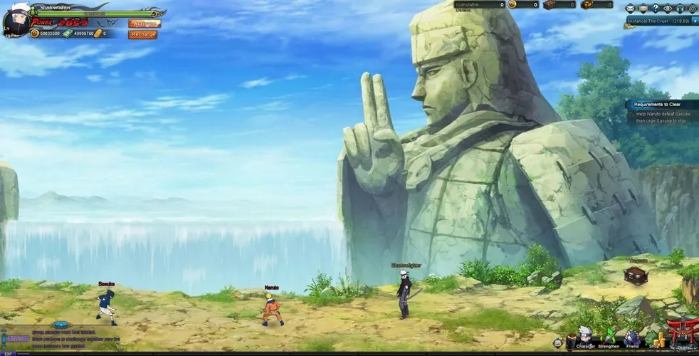 Скриншот игры Naruto Online
