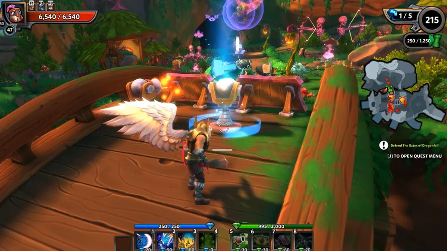 Скриншот игры Dungeon Defenders 2