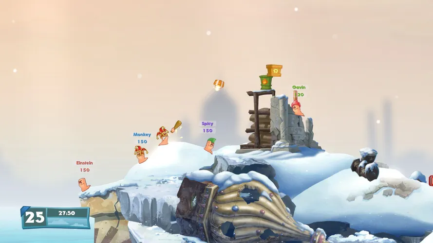 Скриншот игры Worms W.M.D