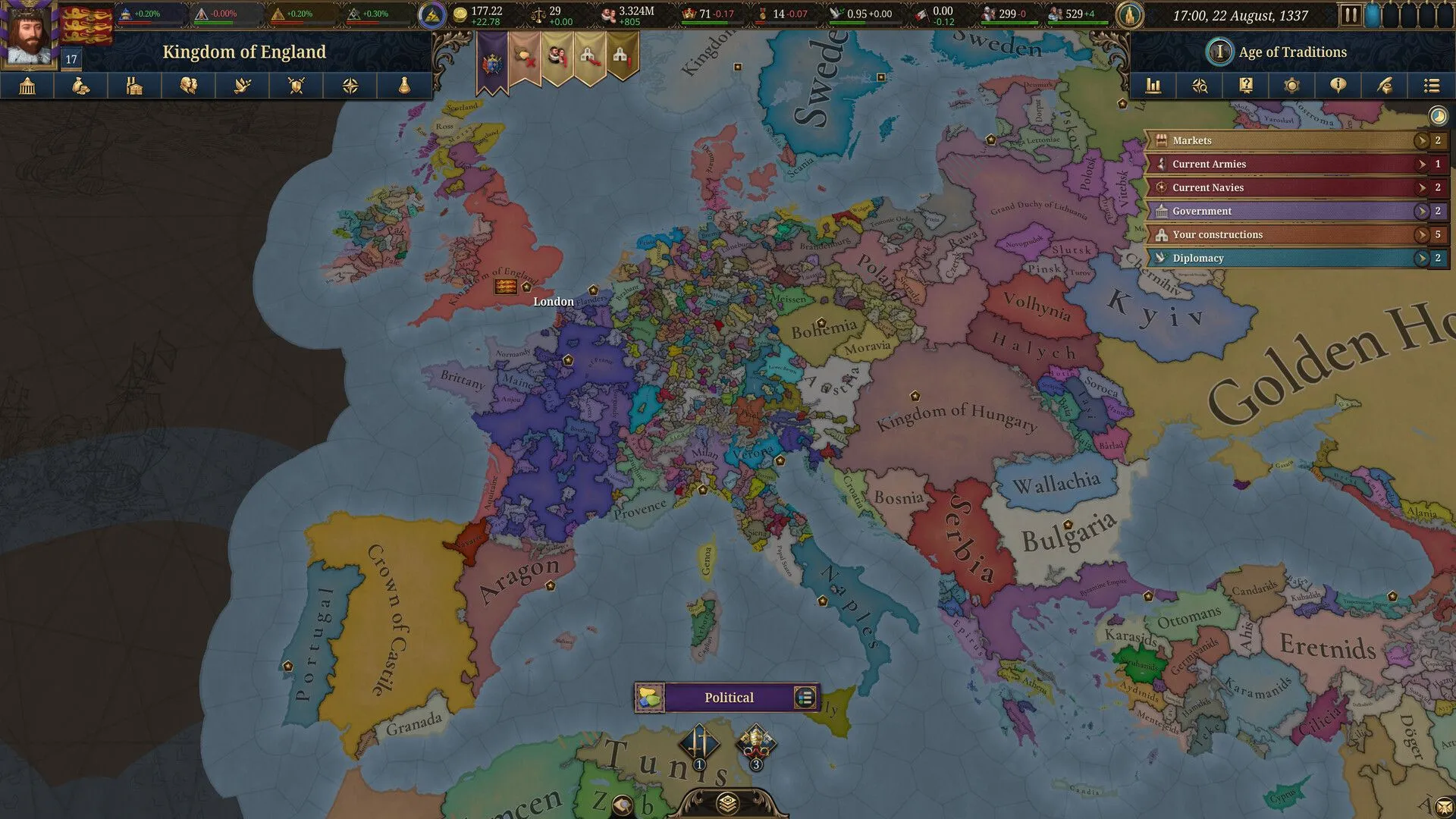 Обзор Europa Universalis 5 - новое и довольно проработанное продолжение серии