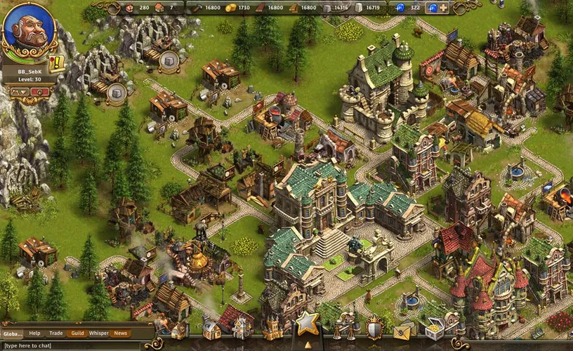 Скриншот игры The Settlers Online