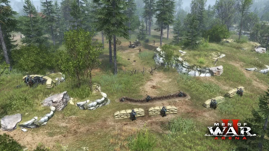 Скриншот игры Men of War II: Arena
