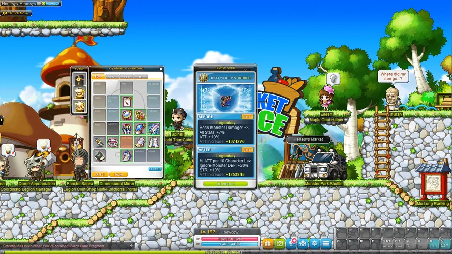 Скриншот игры MapleStory M