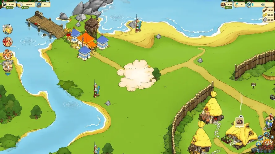 Скриншот игры Asterix & Friends