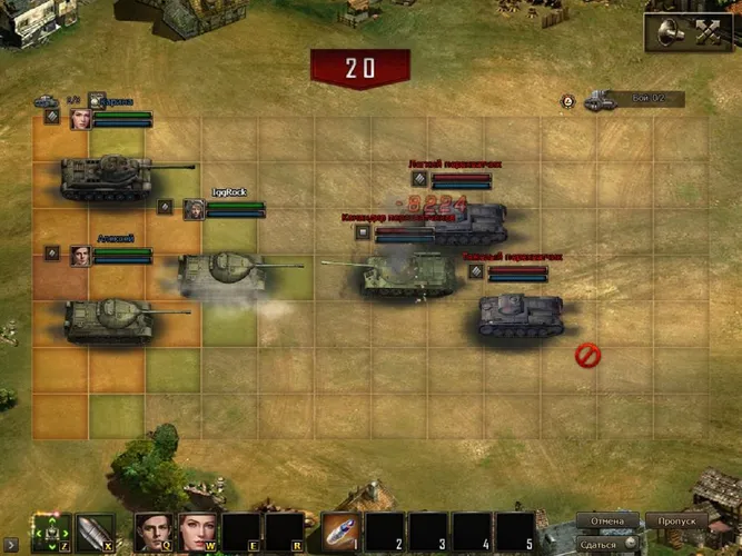 Скриншот игры Битва Танков