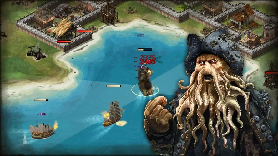 Скриншот игры Пираты Карибского моря: кровь капитанов