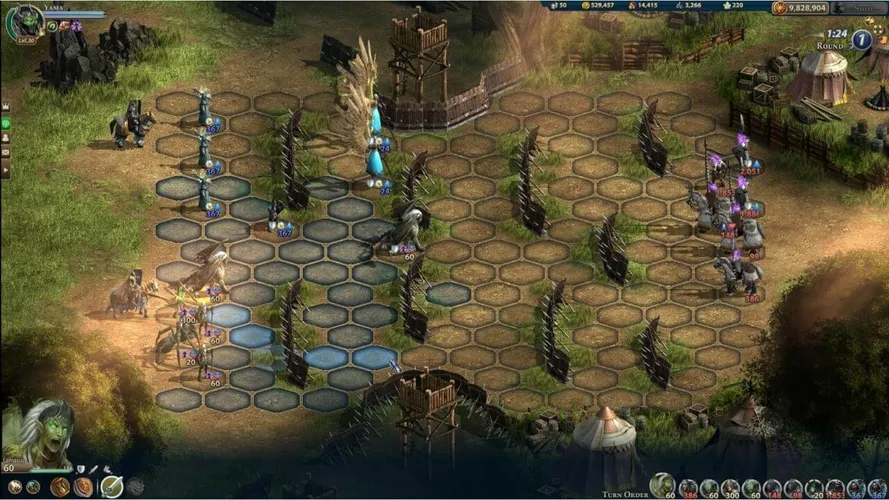 Скриншот игры Меч и Магия: Герои Онлайн