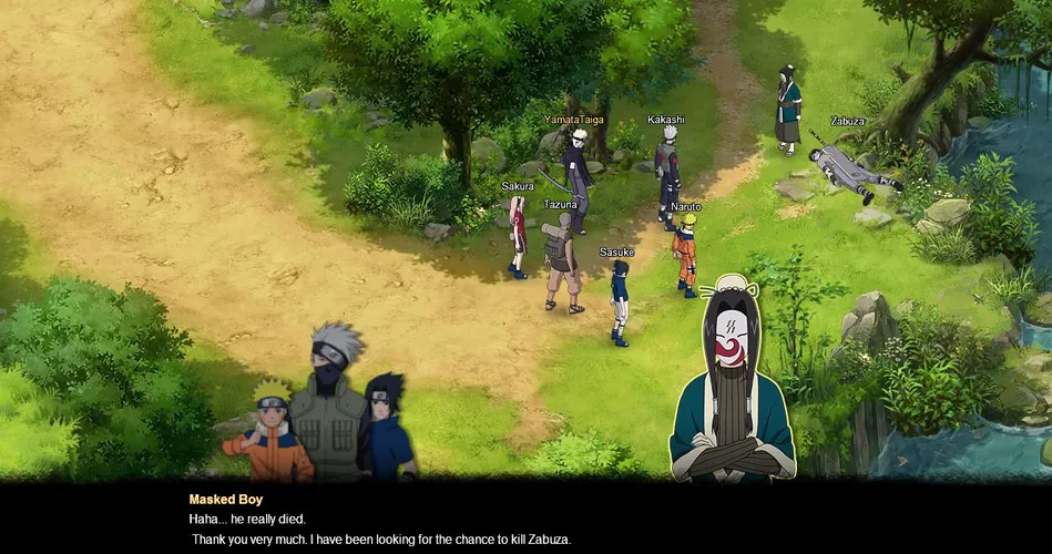 Скриншот игры Naruto Online