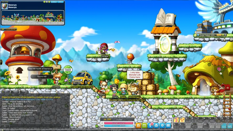 Скриншот игры MapleStory M