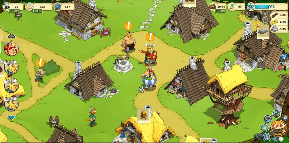 Скриншот игры Asterix & Friends