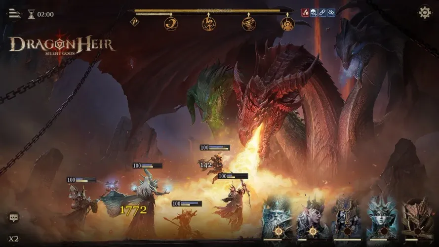 Скриншот игры Dragonheir: Silent Gods