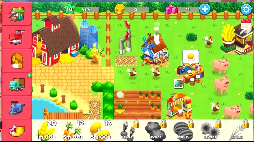 Скриншот игры Booty Farm