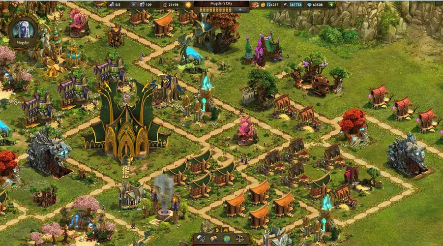Скриншот игры Elvenar