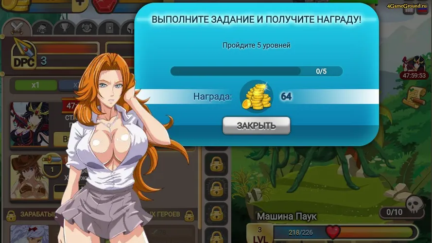 Скриншот игры Fap Titans