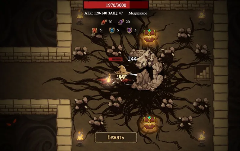 Скриншот игры Greedy Cave