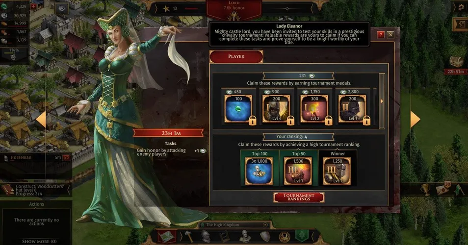 Скриншот игры Legends of Honor