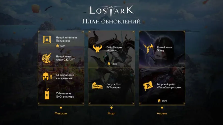 My.games поделилась дорожной картой обновлений русскоязычной версии Lost Ark