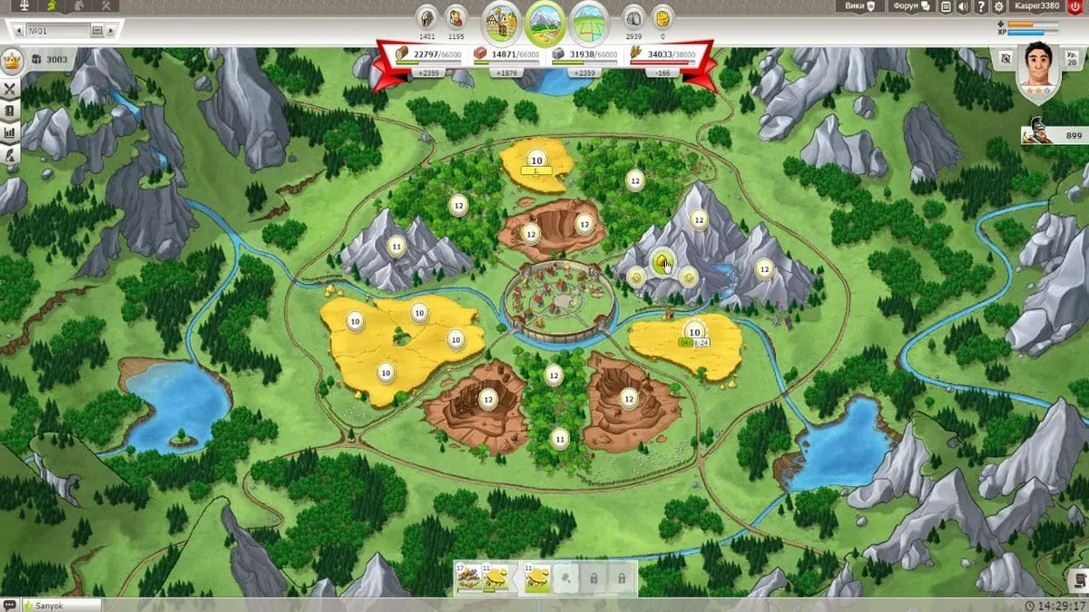Скриншот 2 из игры Travian