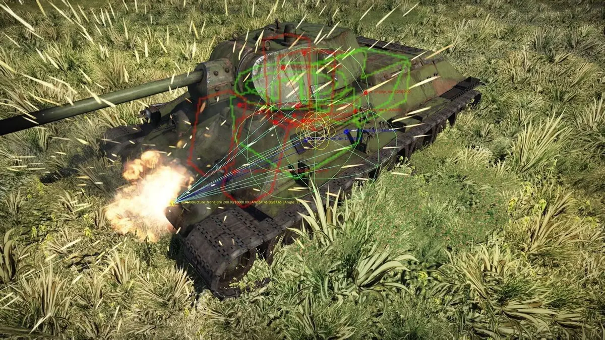 Модель повреждений танков в War Thunder: Снаряды и их особенности