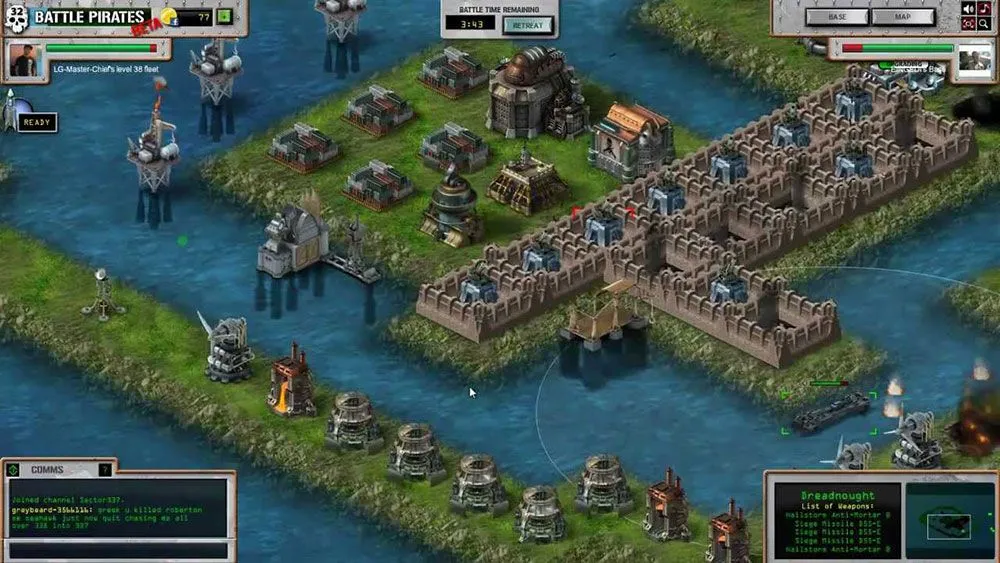 Скриншот 1 из игры Битва пиратов