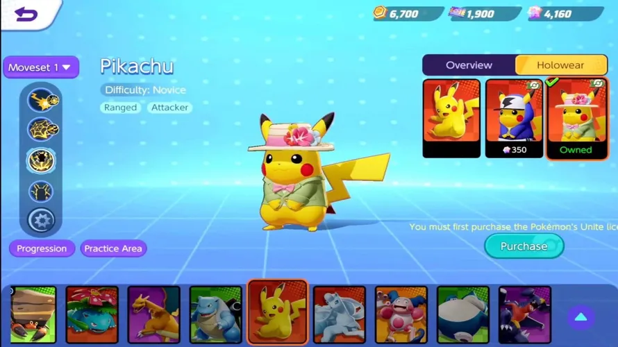 Скриншот игры Pokémon UNITE