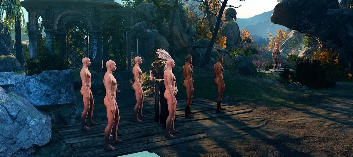 Разработчики Baldur's Gate 3 рассказали, зачем в игре придумана комната с голыми мужиками