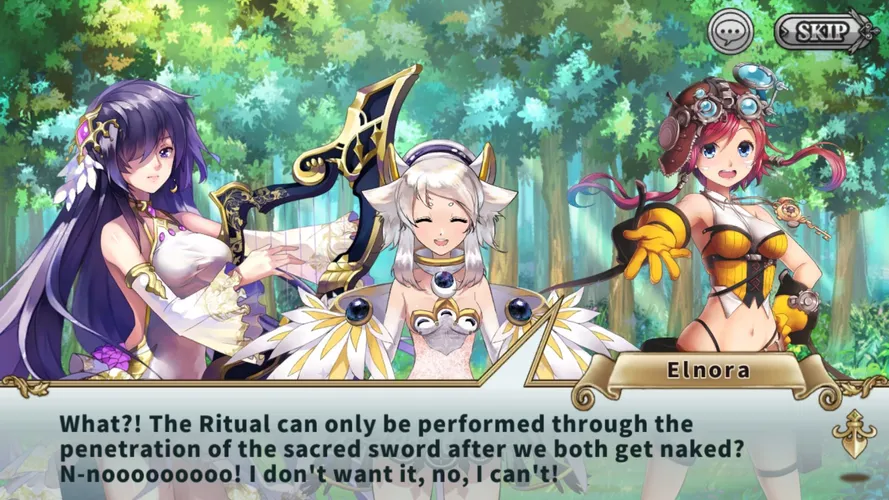 Скриншот игры Sacred Sword Princesses
