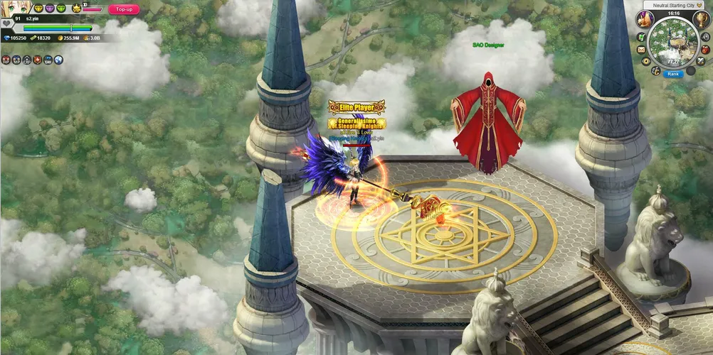 Скриншот игры SAO's Legend