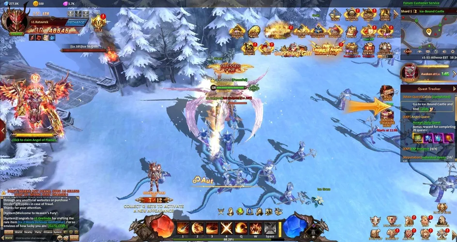 Скриншот игры Лига ангелов: Ярость небес