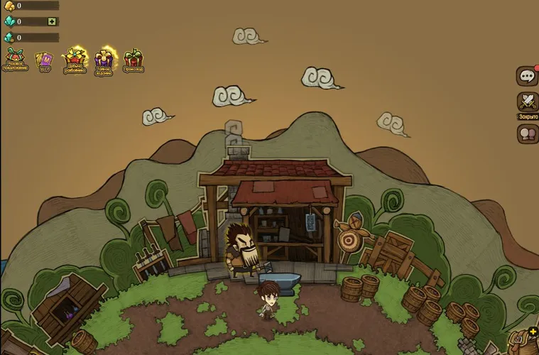 Скриншот игры Greedy Cave