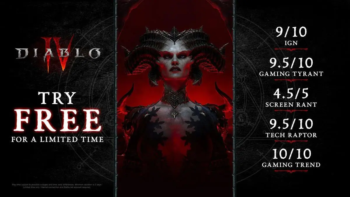 В Diablo 4 стартовали бесплатные выходные