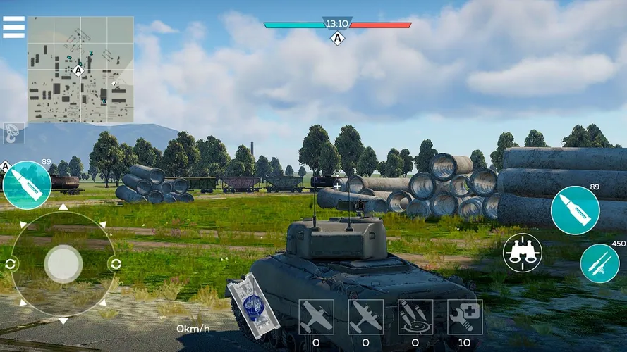 Скриншот игры War Thunder Mobile